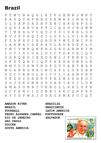 countries word search pack teaching resources
