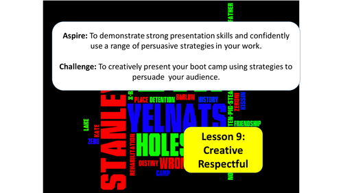 Lesson 9 - Bootcamp Transactional Writing Scheme of Work