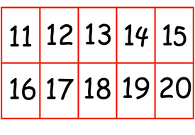 number cards 11 20 teaching resources