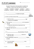 SCR Blends worksheets | Teaching Resources