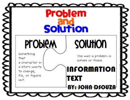 PROBLEM & SOLUTION - INFORMATION TEXT by john421969 - UK Teaching ...