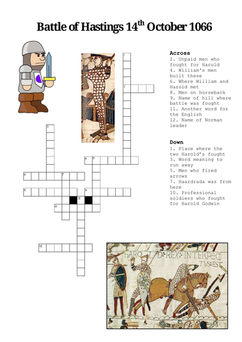 The Battle of Hastings Crossword