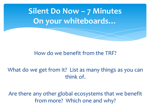 NEW AQA GCSE GEOGRAPHY - The Living World Lesson 7: Sustainable Management Of Tropical Rainforests