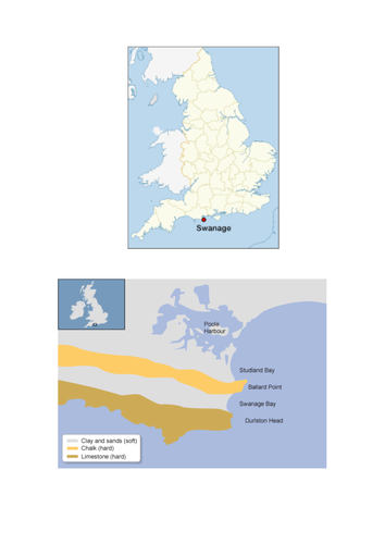 NEW AQA GCSE Geography - Physical Landscapes In The UK: Lesson 5 - Swanage Bay Research