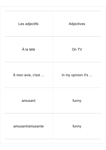 Studio 2 Vert Vocabulary Board Game