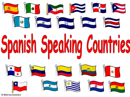 Spanish Speaking Countries and Capitals Signs / PowerPoint | Teaching ...