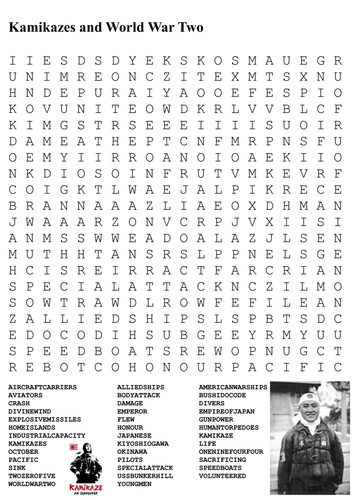 the war in the pacific world war two word search pack by