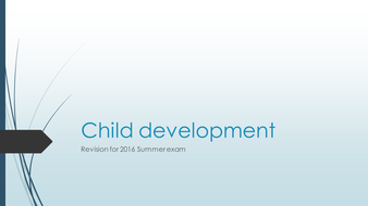 ocr child development coursework examples