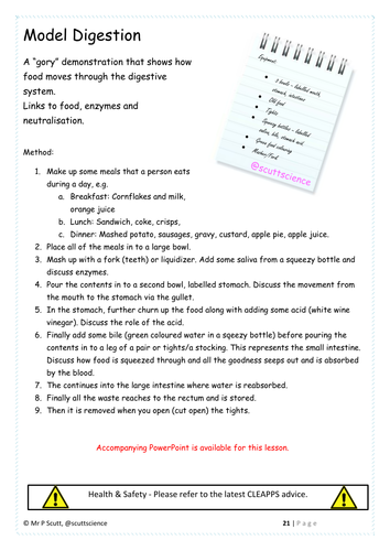 digestion pdf aerobic Lesson and Biology NEW 16 Science Trilogy Combined Digestion Enzymes