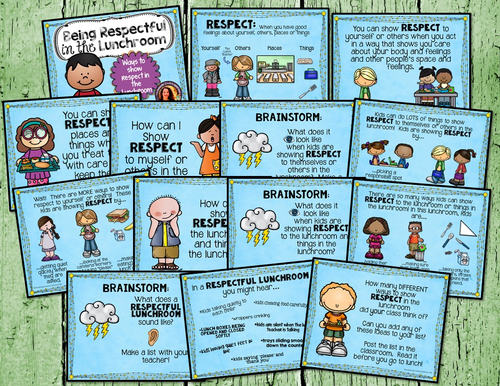 Showing Respect in the Lunchroom PowerPoint | Teaching Resources
