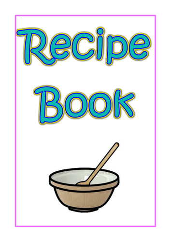 Role Play Area Recipe Book | Teaching Resources