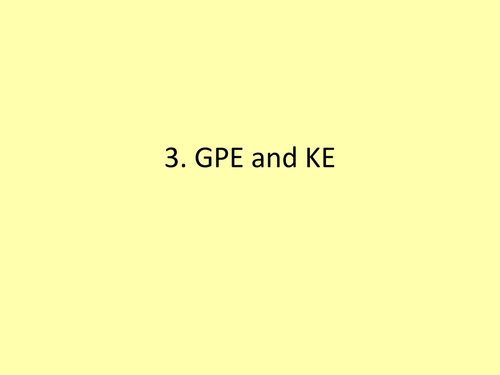 Energy Practicals, Starters etc.  Conservation of Energy, Heat and Temp GCSE SEN or KS3