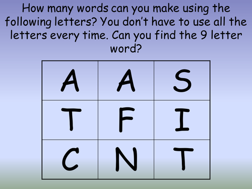 Ks2 Spelling Boggle Game Teaching Resources