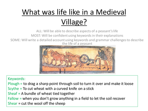The Life of the Medieval Peasant/Villein