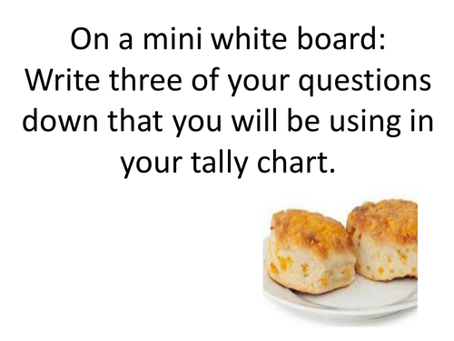 Year 7 Food Technology Lesson Eight Evaluating Food Products Tally Charts.