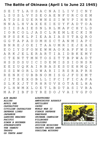 US Army Word Search Pack | Teaching Resources