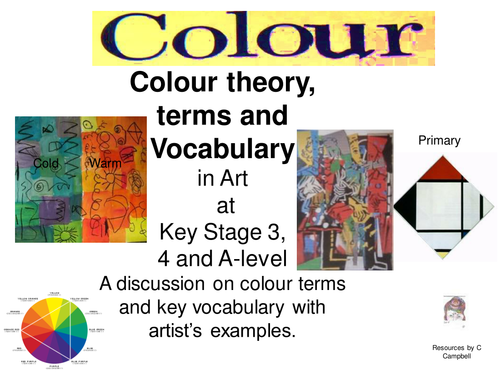 Element Colour 56 slides Activities, Colour Theory, Colour wheel Terms ...