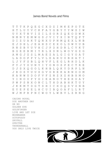 James Bond Novels and Films | Teaching Resources