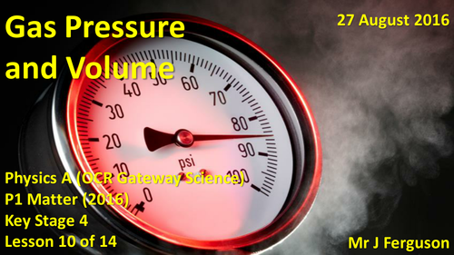 P1 L10 Gas Pressure and Volume