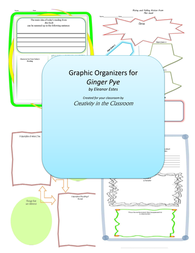 Graphic Organizers for Ginger Pye | Teaching Resources