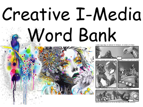 Creative I-Media Word Bank. Cambridge Nationals Level 1/2 KS4