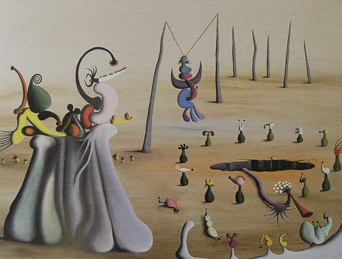 KS3 Landscape Surrealism , Desmond Morris, Joan Micro, Jean Debuffet ...