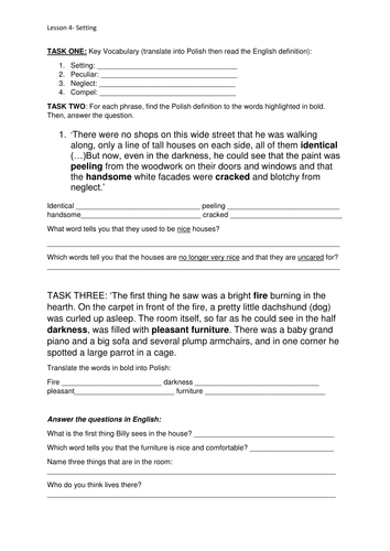KS3 Roald Dahl SoW Landlady/Lamb to the Slaughter (LA) | Teaching Resources