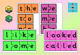 Phonics Tricky Word Puzzles | Teaching Resources