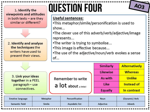 question english 3 grade paper for Paper Planning GCSE New Exam Language 2017 AQA  English 2  A Section