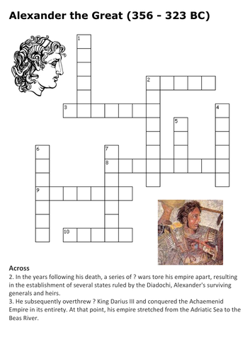 Alexander the Great Crossword