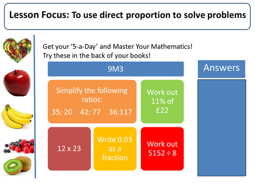 Ratio & Proportion!