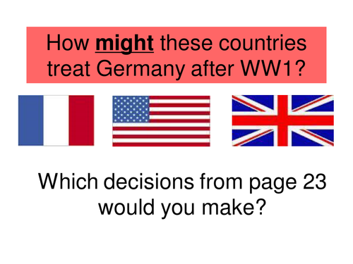 The Treaty of Versailles