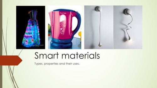 Smart Materials D&T by DTStation - Teaching Resources - TES