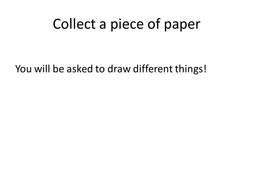 Equipment hunt game as an introduction to a first science lesson