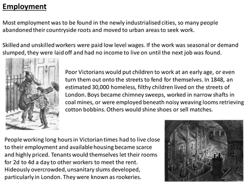 Victorian England enabling resources