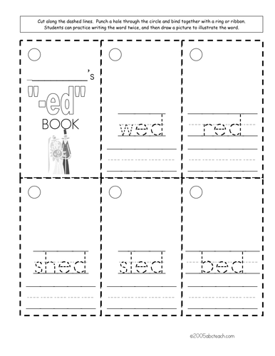 Worksheet Word Family Ed Words Teaching Resources