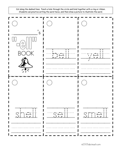 Worksheet Word Family Ell Words Teaching Resources