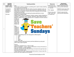 Properties of Materials Year 5 Planning and Resources | Teaching Resources