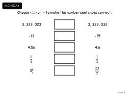 Maths Daily Challenges - Year 6 Set 1 | Teaching Resources