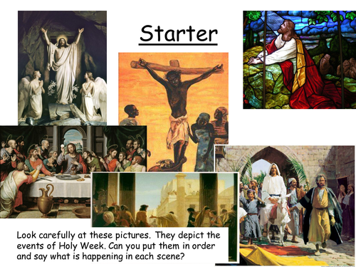 Holy week