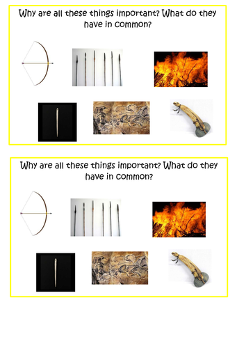 Stone Age Planning and accompanying resources. | Teaching Resources