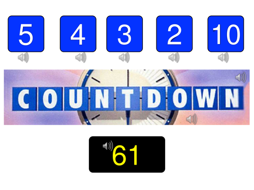 Numeracy Countdown - Unique Effects | Teaching Resources