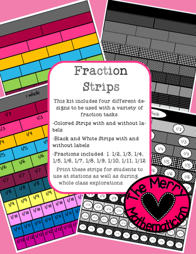 Fraction Strips | Teaching Resources