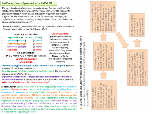 Opposition to the Nazi rule from the army