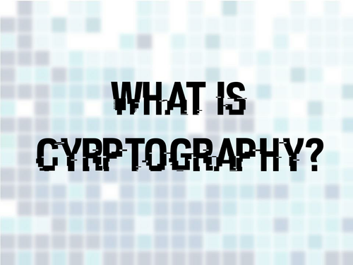 Cryptography and Code Breaking - KS2