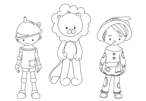 WIZARD OF OZ STORY RESOURCES- EYFS KS1-2 ENGLISH LITERACY DISPLAY