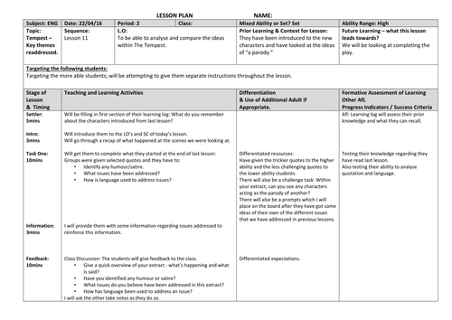 The Tempest | Teaching Resources