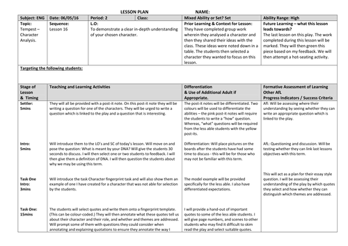 The Tempest | Teaching Resources