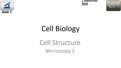 AQA Biology - L4 Magnification