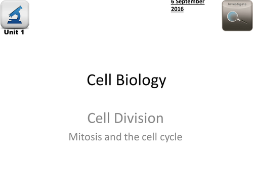 AQA Biology - L5 Mitosis